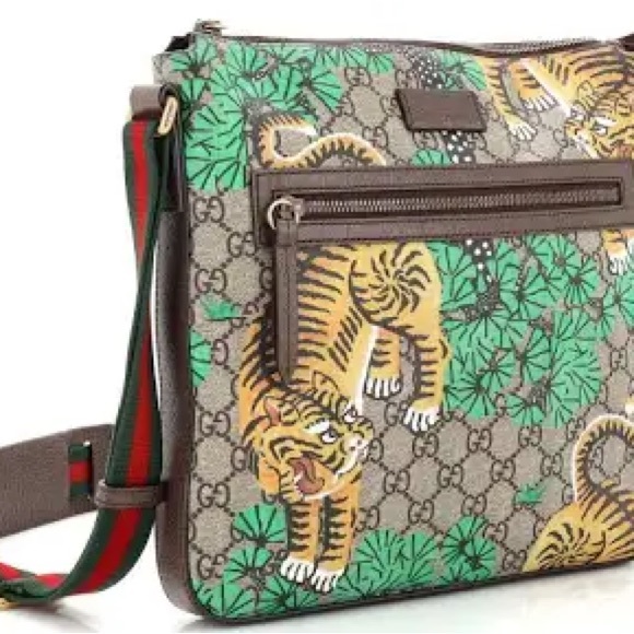 Gucci Bengal Tiger GG Supreme Canvas Messenger Bag – Rare & Authentic - Picture 2 of 10